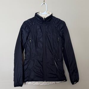 lululemon athletica Black Reversible Jacket with Cream Lining